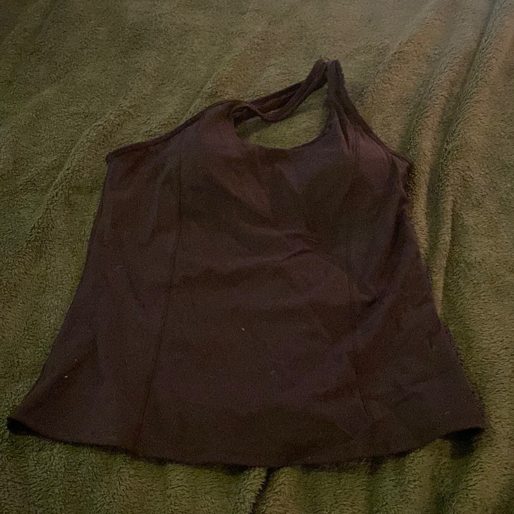 Brand new one shoulder Tank top. Black spandex. Size XXL